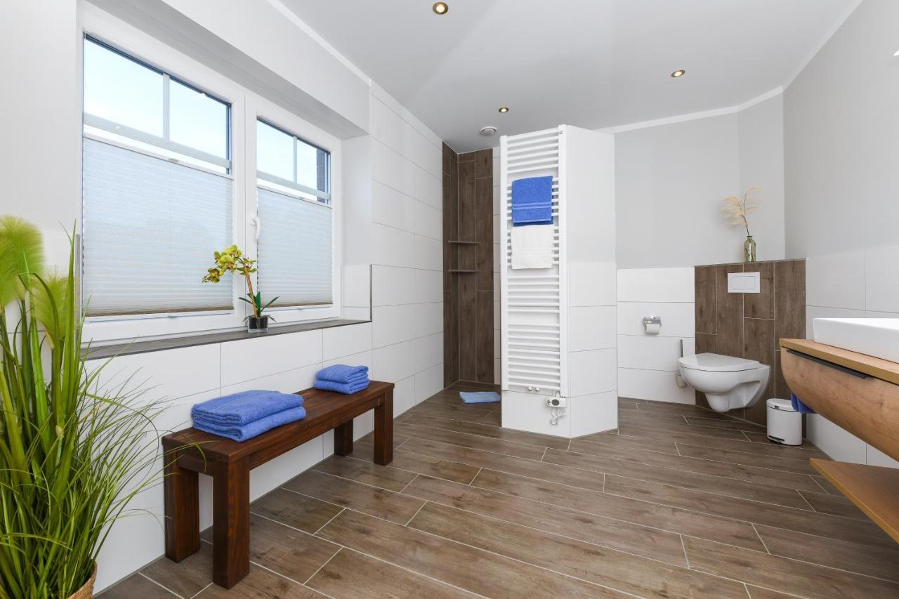 Ferienhaus Nordseeperle นอยฮาร์ลิงเงอซีล ภายนอก รูปภาพ